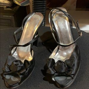 RichArd Tyler satin platform shoes